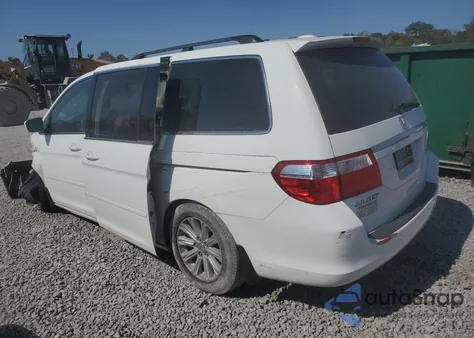 2006 Honda Odyssey Touring from USA, damaged, VIN 5FNRL38876B054108